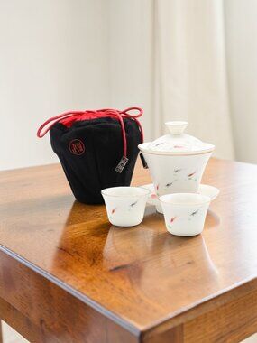 Chinese Ceramic Travel Tea Set